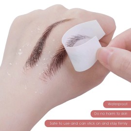 Eyebrow Tattoo Sticker Waterproof Eyebrow Sticker Tattoo 4D Hair like 38 Pairs
