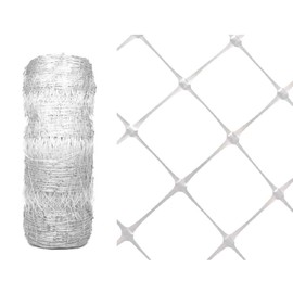 DL Wholesale VineLine Garden Netting Grow Plant Support (4' x 330' (White))