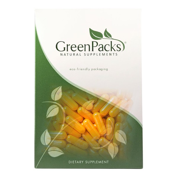 GreenPacks® Turmeric Curcumin (High-Potency) Supplement - 90 Capsules