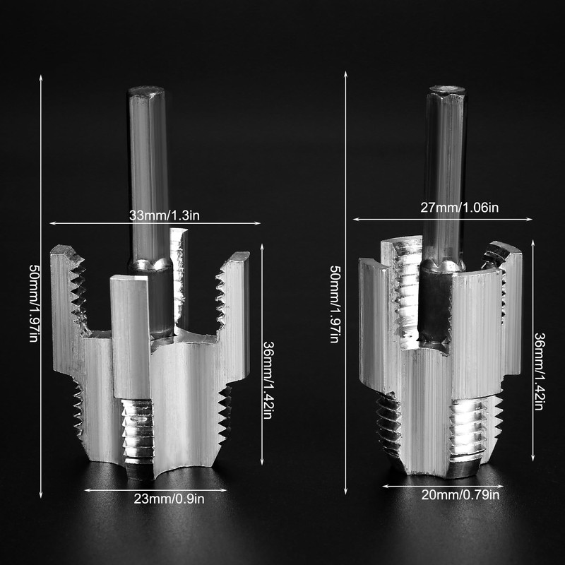 Integrated Internal & External Pipe Threading Tool, Internal & External