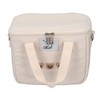 Insulated Lunch Bag Embroidered Bear Waterproof Leakproof Adjustable Straps Lunch