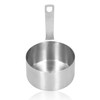 Stainless Steel Measuring Cup Square Handle Measuring Spoon with Scale