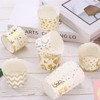 HARFINGTON 100Pcs Paper Baking Cups 6oz Cupcake Wrappers Scalloped Muffins