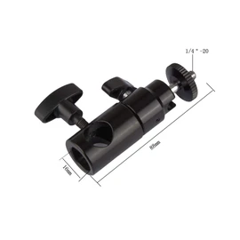 CAMVATE Light Stand Mount 1/4"-20 Mini Ball Head or LED Light with Monitor