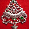 GANZ NEW Colorful Tree Design Ornament from Ganz, "Merry Christmas
