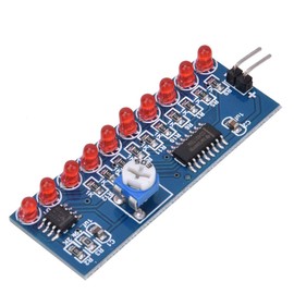 2 pieces NE555 + CD4017 LED Chaser Water Flow Light Module DIY Kit Electronic Circuit Consisting of Clock Generation Circuit and Decimal Counter Circuit