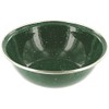 Highlander Deluxe Enamel Bowl Camping - Green