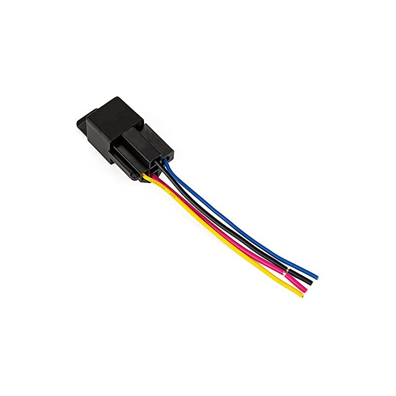 Automotive Relay Harness Set,Jtron 12V 40A 4-Pin SPDT with Interlocking