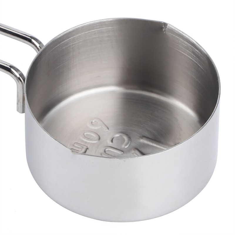 8Pcs/Set Stainless Steel Measuring Cup Spoon with Scales Kitchen Cooking