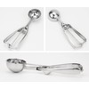 Solula 18/8 Stainless Steel Ice Cream Cupcake Muffin Scoop, 3.4