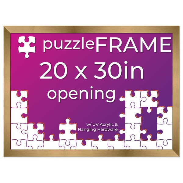 Poster Palooza 20x30 Jigsaw Puzzle Frame Kit - Kit Includes
