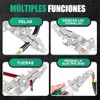 Pinzas Electricista 8 en 1, Pinzas Pelacables con Tester de