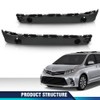 PIT66 Front Bumper Cover Support Brackets Compatible with Toyota Sienna
