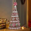 Gingerbread Candy Tree Handpainted 26cm Tall Fully Decorated Table Top