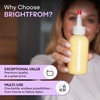 BRIGHTFROM Squeeze Hair Color Applicator Bottles with Red Top Cap,