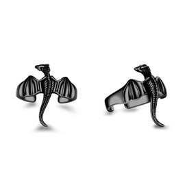 Dragon Earrings Cuff Non Piercing Sterling Silver Helix Cartilage Wrap Dragon Ear Cuff Earrings Punk Dragon Jewelry Gift for Women