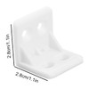 Vanyibro 30Pcs Plastic Furniture Corner Brace,L Shape Bracket for Secure