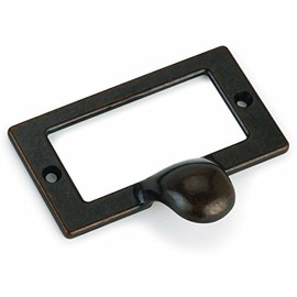 HIGHPOINT Drawer Pull with Card Holder Dark Copper Finish