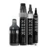 Krink Super Black Permanent Ink Marker Set - Bold and Opaque Fine Art Graffiti Markers for Any Surface - Permanent Alcohol Ink Markers for Plastic Metal Glass and More