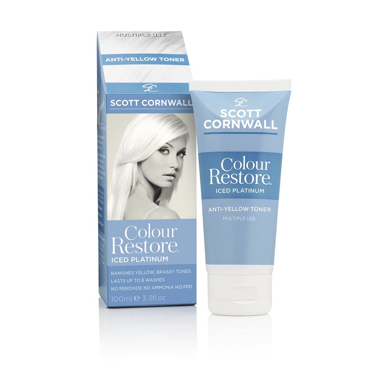 Scott Cornwall Colour Restore Hair Toner Iced Platinum, 100 ml