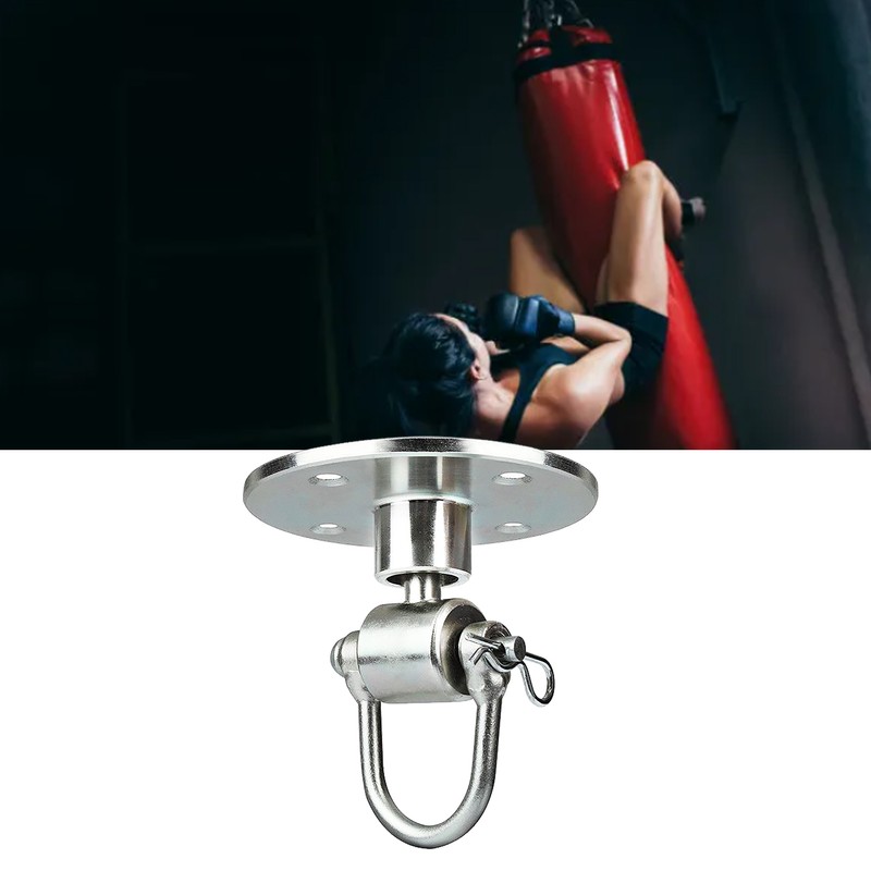 Punching Bag Mount Hanger Iron Mount Hook Swivel Easy Installation