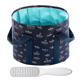 1 Folding Foot Bath, 1 Foot File, Foot Bath, Foot Bath, Foot Hydrotherapy Soaking, Folding Foot Bath, Portable Bucket