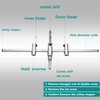 Seimneire Adjustable Hole Saw, 1-3/16" to 11-3/4" (30 to 300mm)