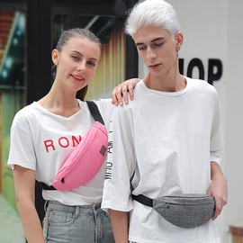 TINYAT Small Fanny Packs for Women Men Waist Bag Sling Bag Super Lightweight for Travel Cashier's box, Tool Kit T201(Blueviolet)