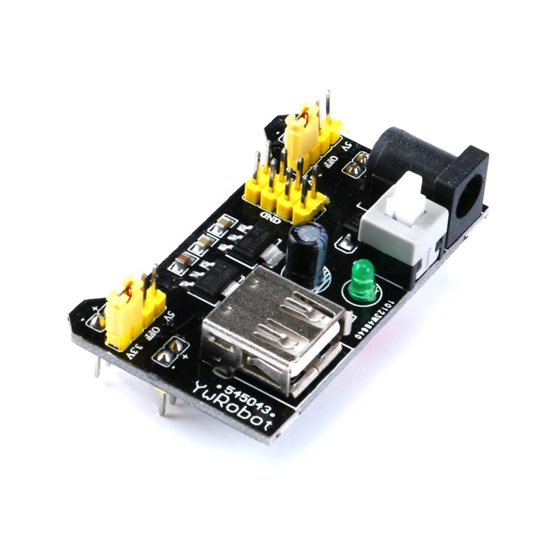 JESSINIE 5 Pack 3.3V 5V Power Supply Module for MB102