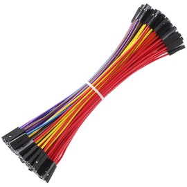 Breadboard Jumper Wires 20AWG, Bestlus Exclusives F/F Jumper Cables Wires Female to Female 6''/15CM 10 Colors Pack of 120 Square Head 0.1'' (6'', F/F)