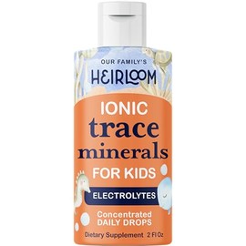 Trace Minerals for Kids – Concentrated Electrolyte Drops with Ionic Magnesium & Sea Minerals for Hydration, Muscle Function, and Daily Mineral Support