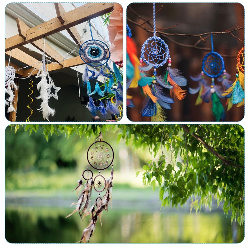 PATIKIL DIY Dream Catcher Kit, Making Dream Catcher Supplies Wall