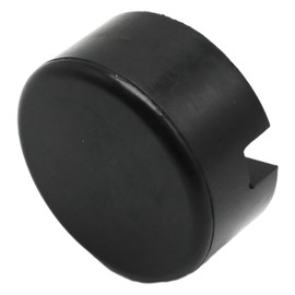 UOIENRT 4Pcs Jack Stand Pads Adapter, Black Rail Pinch welds Protector, Rubber 3 Ton Universal Rubber Slotted Frame for Jack Stand