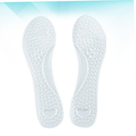 TOVINANNA 3pairs Gel Arch Support Insoles for Washable Foot Cushion Non- Design Pads for Comfort Heels and Sports Shoes Everyday Foot Care Tool