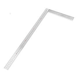 90 Degree Straight Edge, 90 Degree Straight Ruler 50cm/19.7in for Woodworking Measure for Assistant Marking(Medium Thick)
