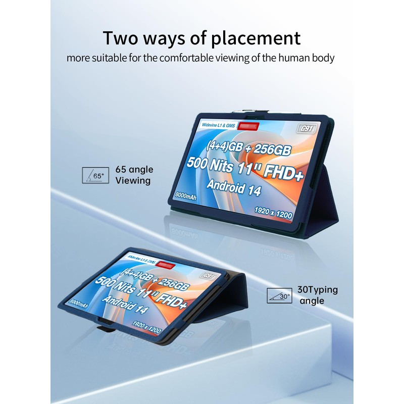 Case for AGM PAD T2 11 inch Android 14 Tablet,Leather