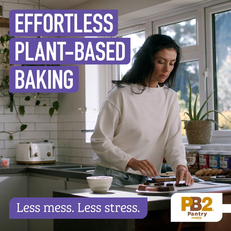 PB2 Pantry Chocolate Chip Brownie Mix - 16 oz Jar