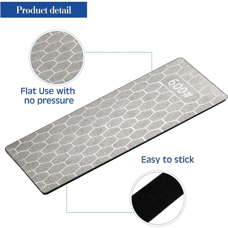 4 Pieces Diamond Sharpening Stone Grit Diamond Plate Honing Stone