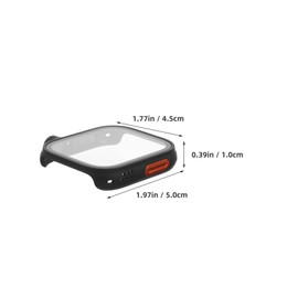 LALAFINA Smartwatch Screen Protector Case Scratch Design for Watch Fit Lightweight Protective Cover Offering Against Scratches and Impacts Elegant Minimalist Style