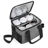 Trunab Reusable Drink Carrier for Delivery 6 Cups Insulated Drink