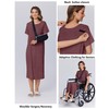 Deyeek Open Back Hospital Gowns for Women Post Shoulder Surgery