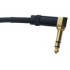 Audio2000'S E14125P1 25ft. Gold-Plated 1/4" TRS Right Angle to XLR