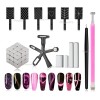 Accesorios Para Uñas Imán De Efecto Ojo De Gato Kit