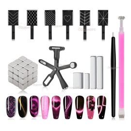 Accesorios Para Uñas Imán De Efecto Ojo De Gato Kit Uñas/40p