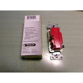 Legrand 3 PCS. LEGRAND R2621LACC8 15/20A COMMERCIAL LIGHT ALMOND SWITCH SUN-005