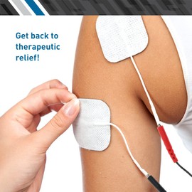 BodyMed Replacement Lead Wires, 45-in. Length, 2/Pack, 100 Pack – for Use with Electrotherapy TENS Units – Compatible with Electrode Lead Wires with 2 mm Plug