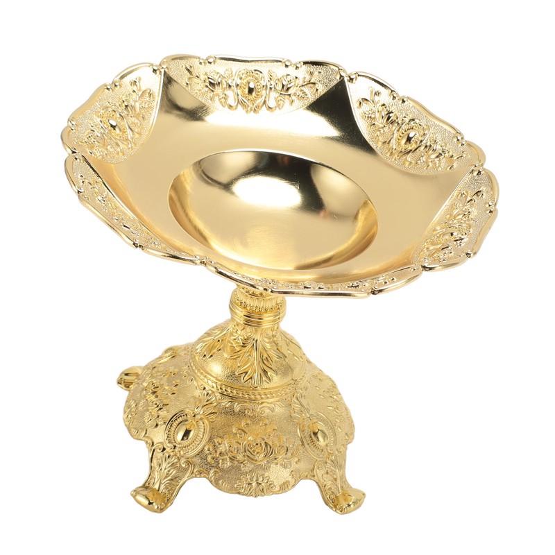 European Style Fruit Tray Metal Zinc Alloy Snack Nut Food