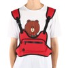 Multi Functional Outdoor Sports Running Chest Bag Adjustable Red Vest