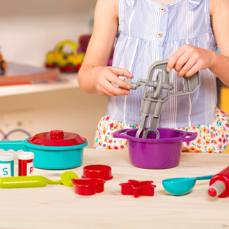 Battat – Cooking Set – Pretend Play Toy Dishes Set