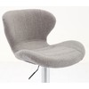 Vogue Furniture Direct Fabric Adjustable Bar Stools, Swivel Airlift Barstools